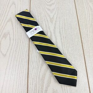 675 Tayion by Montee Holland Stripe Men's Tie 001 Black $55 Polyester 2YC24-2002